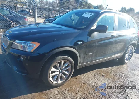 2013 BMW X3 xDrive28I from USA, damaged, VIN 5UXWX9C54D0D01945